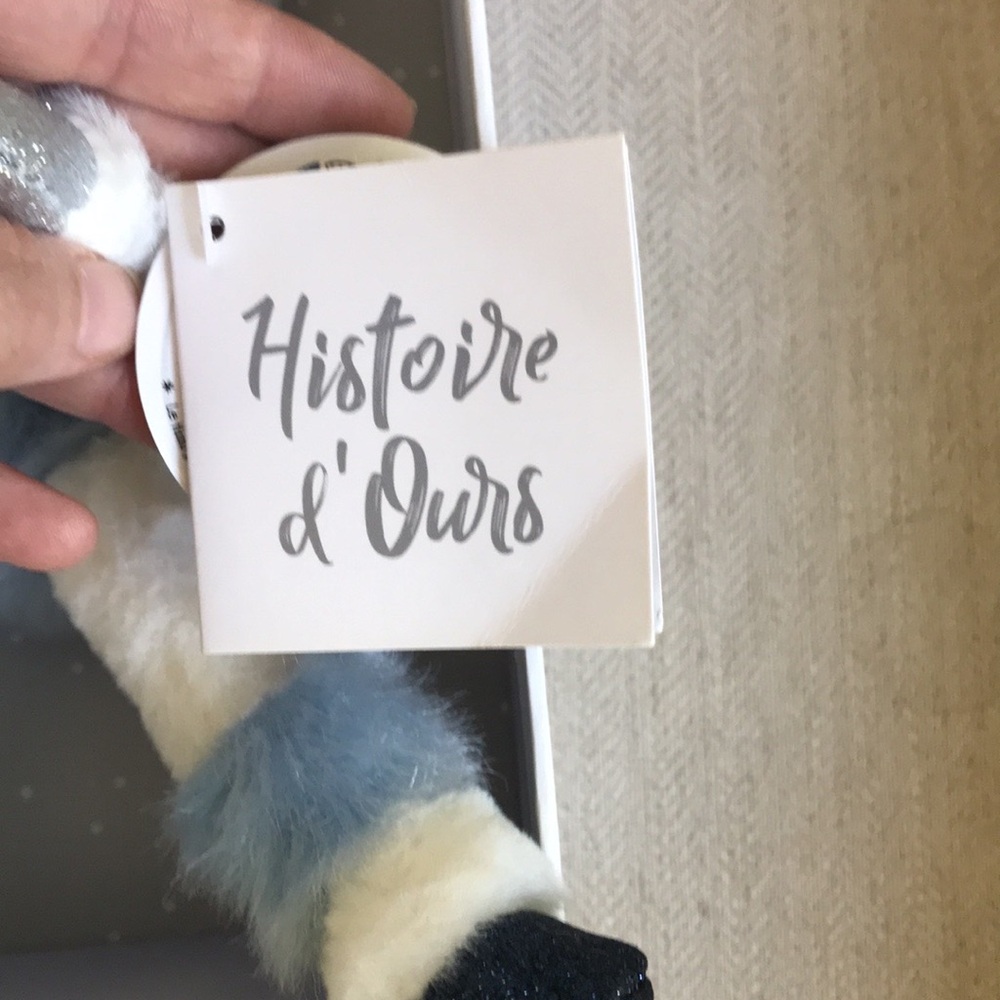 NWT in box Histoire d'Ours Plush 13” Rhino Paris France - Picture 5 of 5